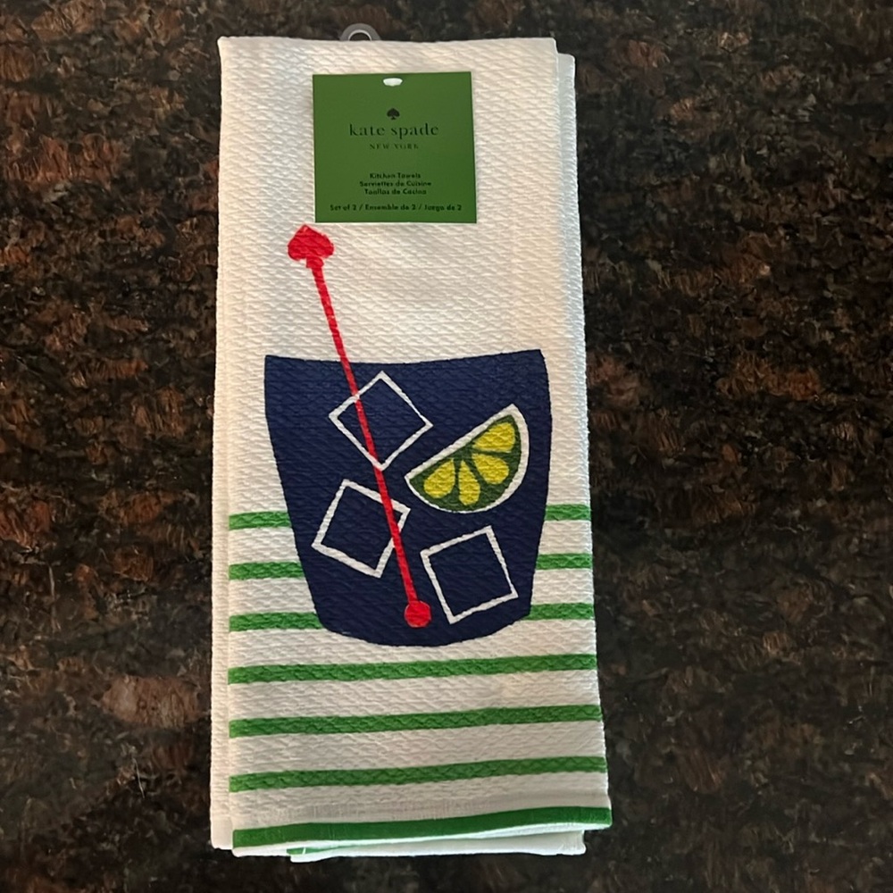 Kate Spade Kitchen Towels - set of 2 new